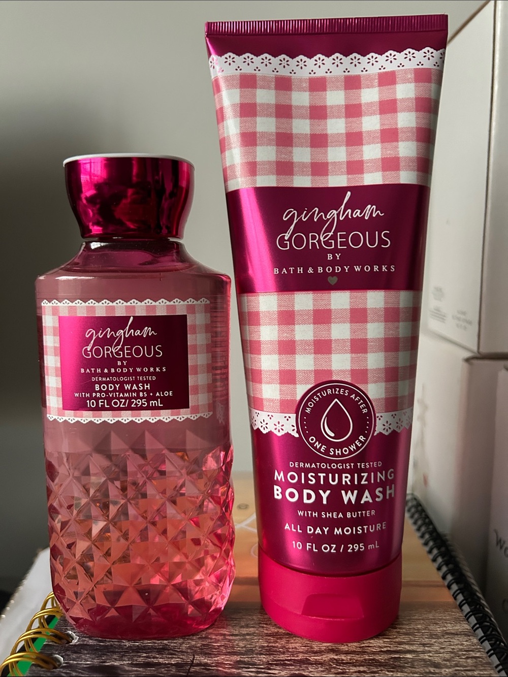 Bath and Body Works Gingham Gorgeous body wash bundle